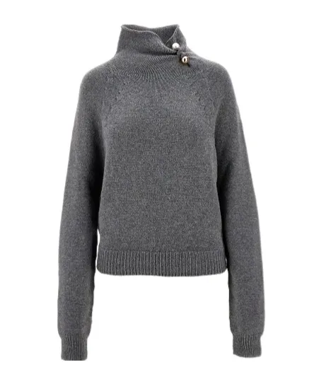 Faux-Pearl Detailed Sweater