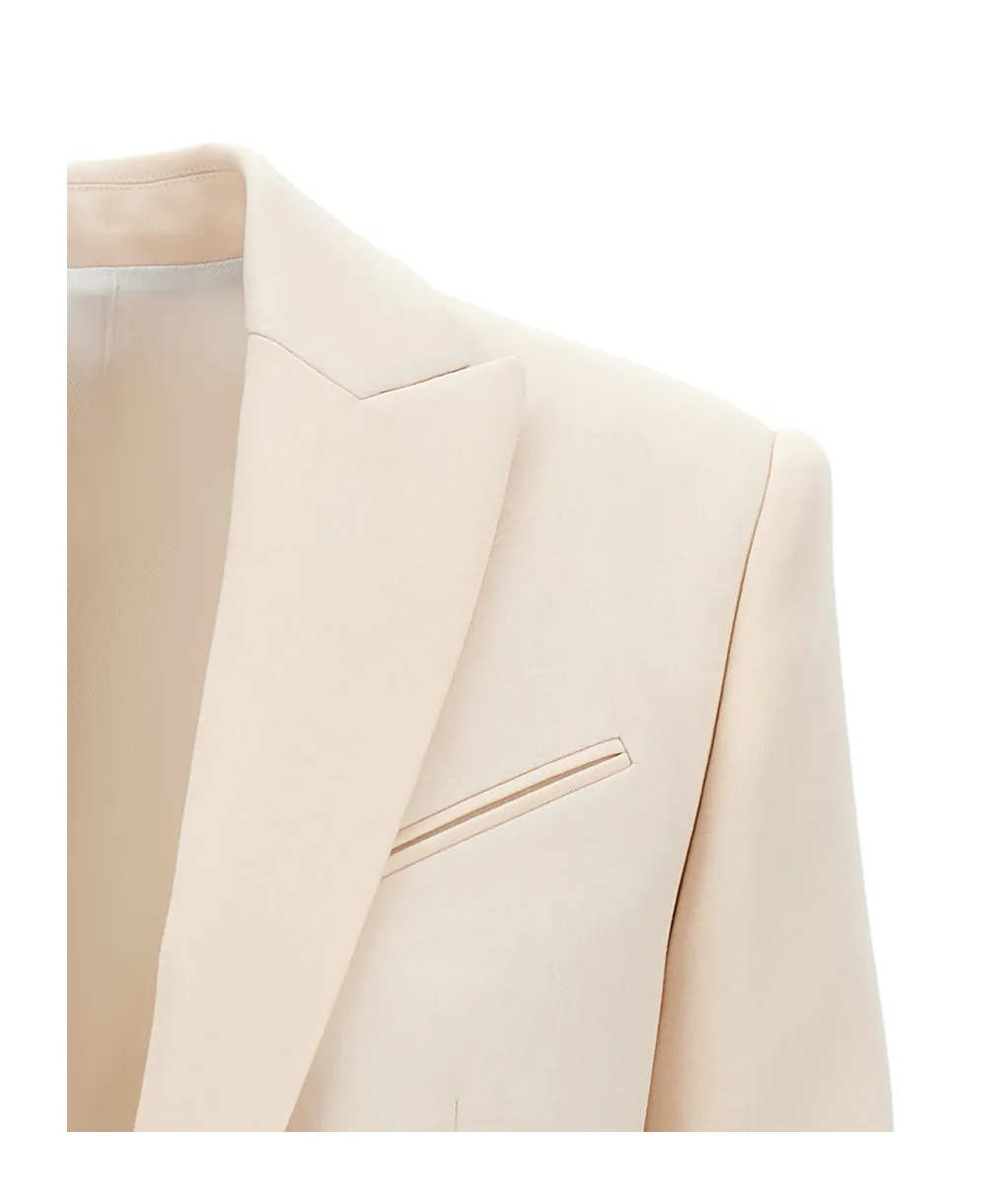 Stretch Wool Suit Coat