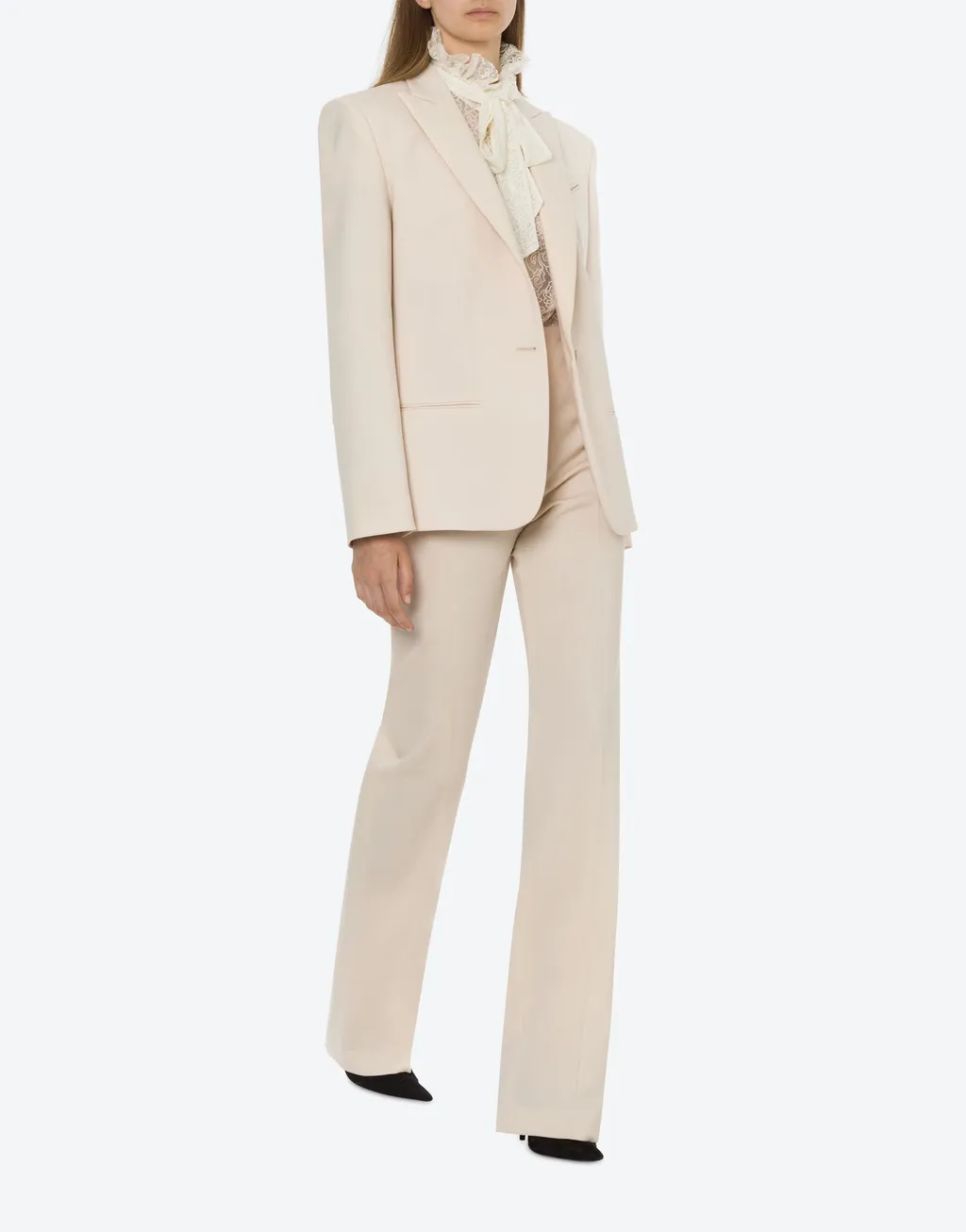 Stretch Wool Suit Coat