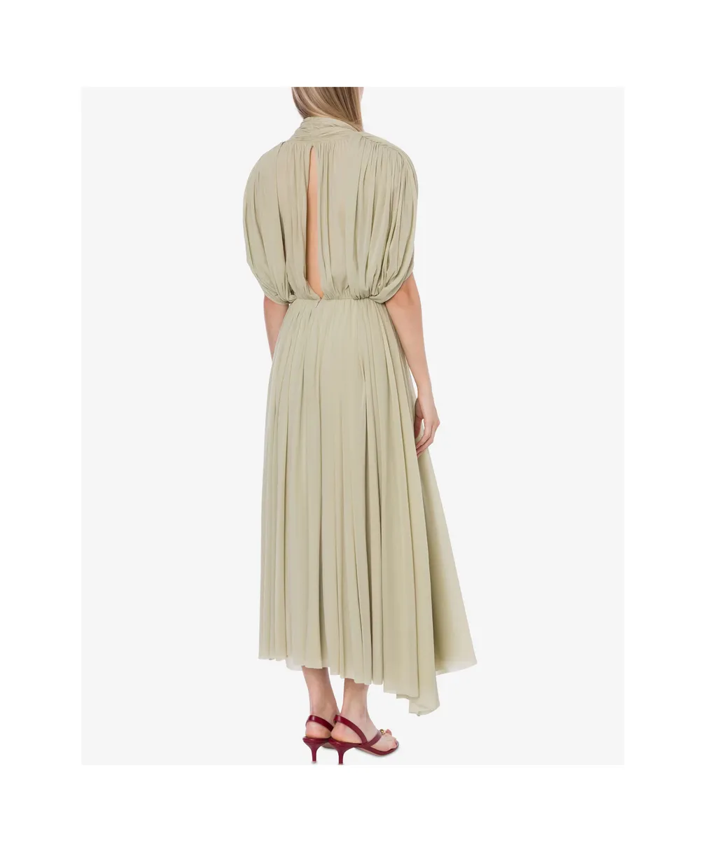 Philosophy Di Lorenzo Serafini Draped Pleated Midi Dress
