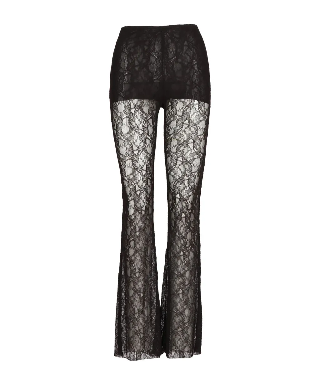 Philosophy Di Lorenzo Serafini Lace Detailed Flared Trousers