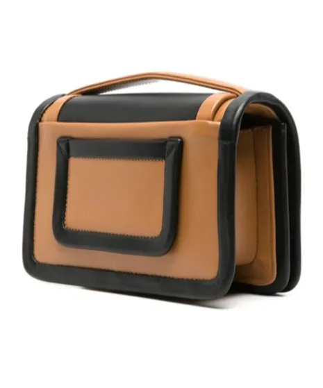 Geometric Accent Tote Bag
