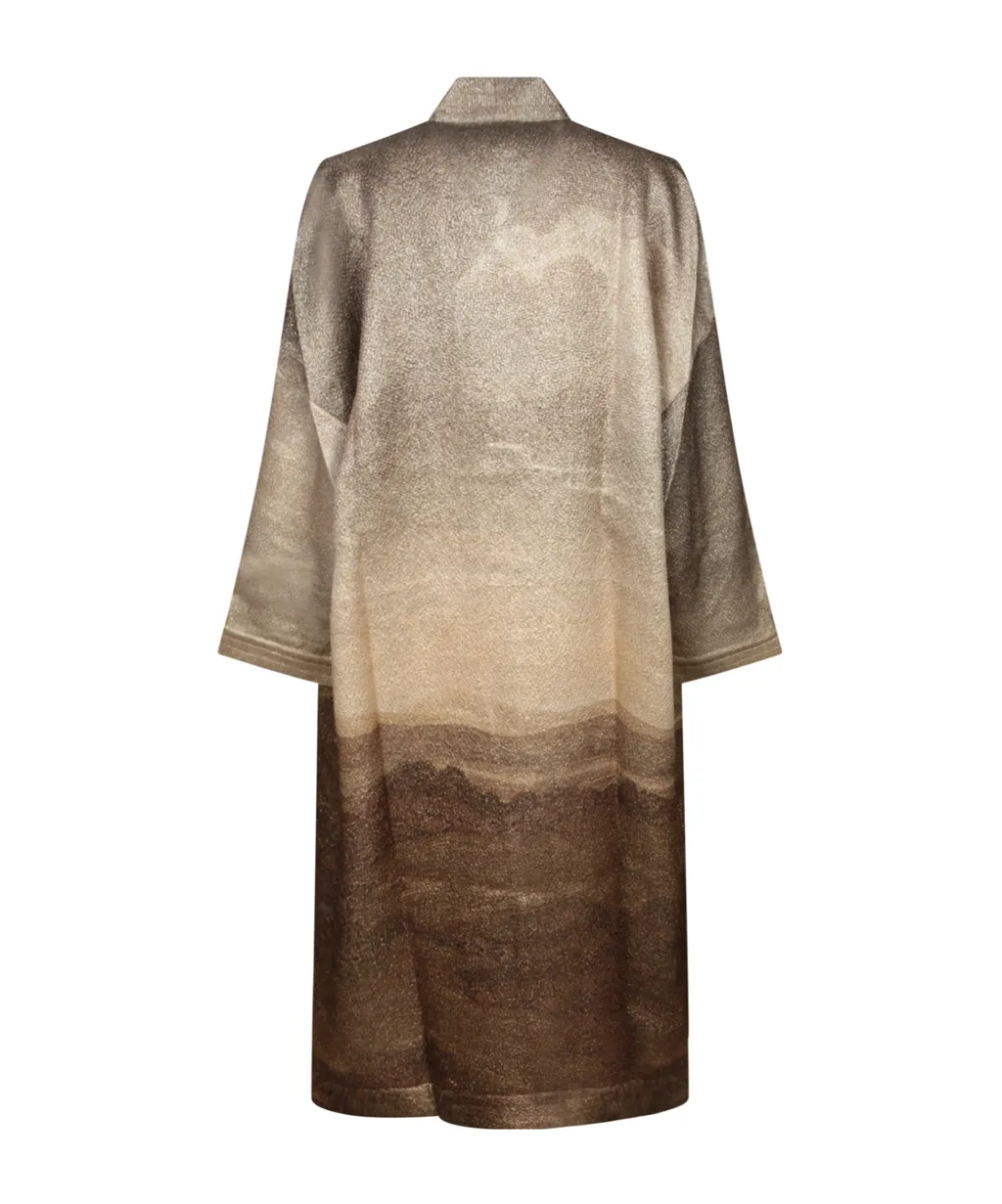 Landscape Print Coat