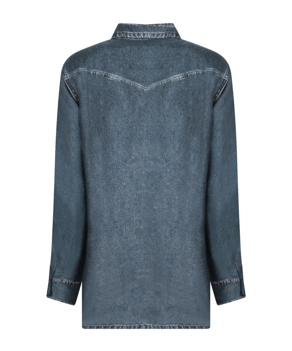 Pierre-Louis Mascia Aloes Denim Shirt