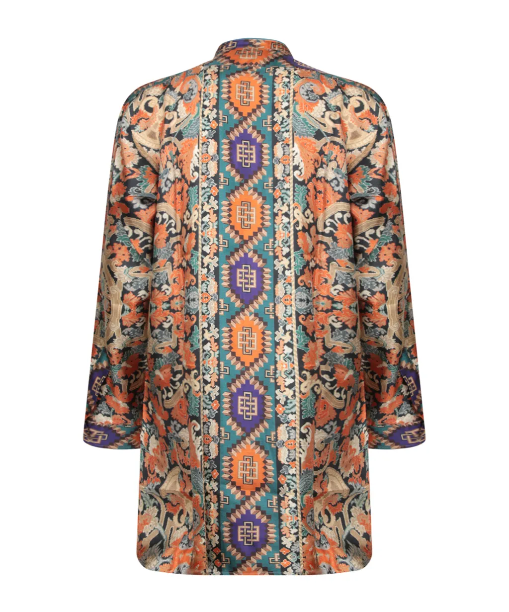 Aloes Printed Silk Shirt
