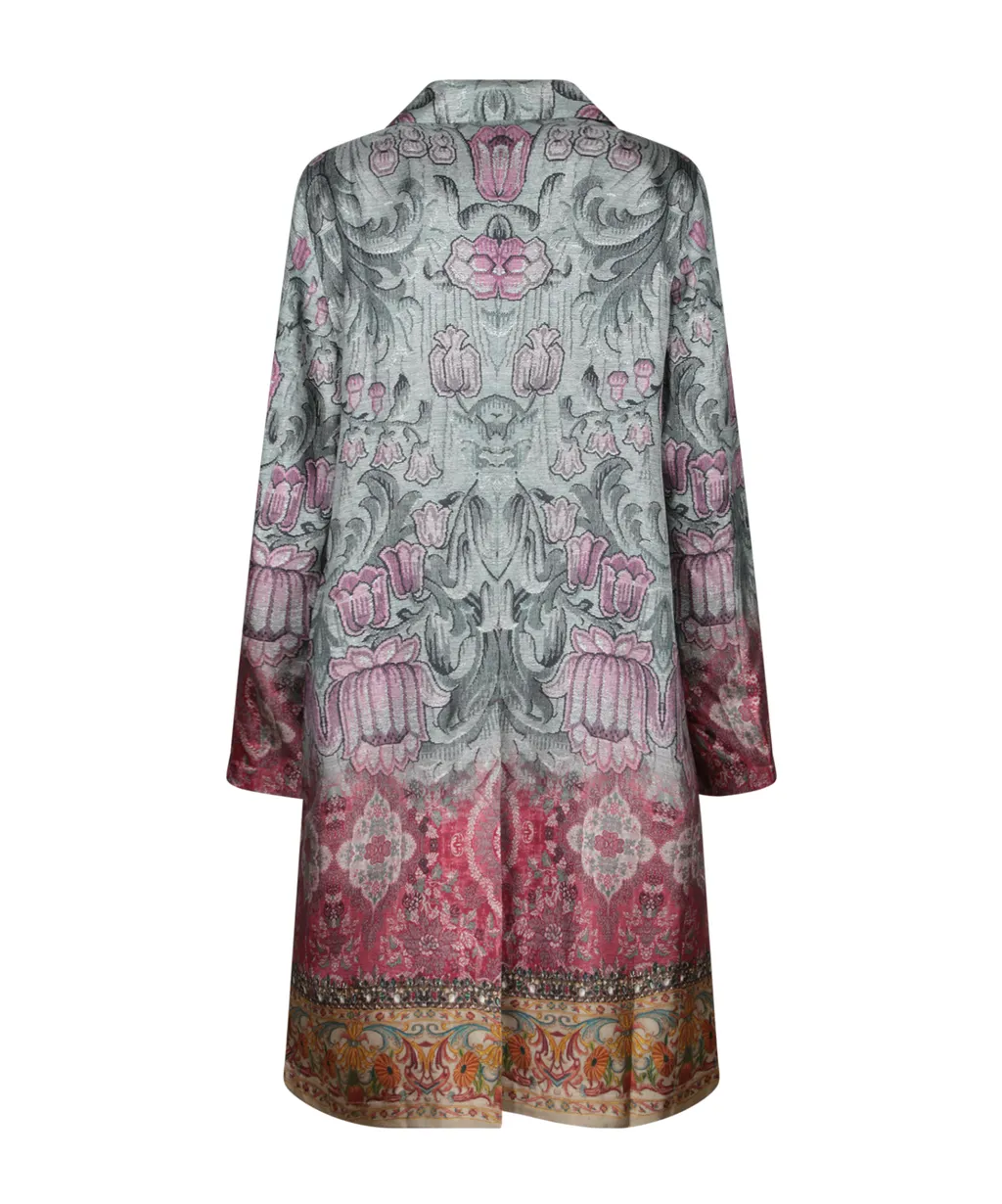 Pierre-Louis Mascia Patterned Long Coat
