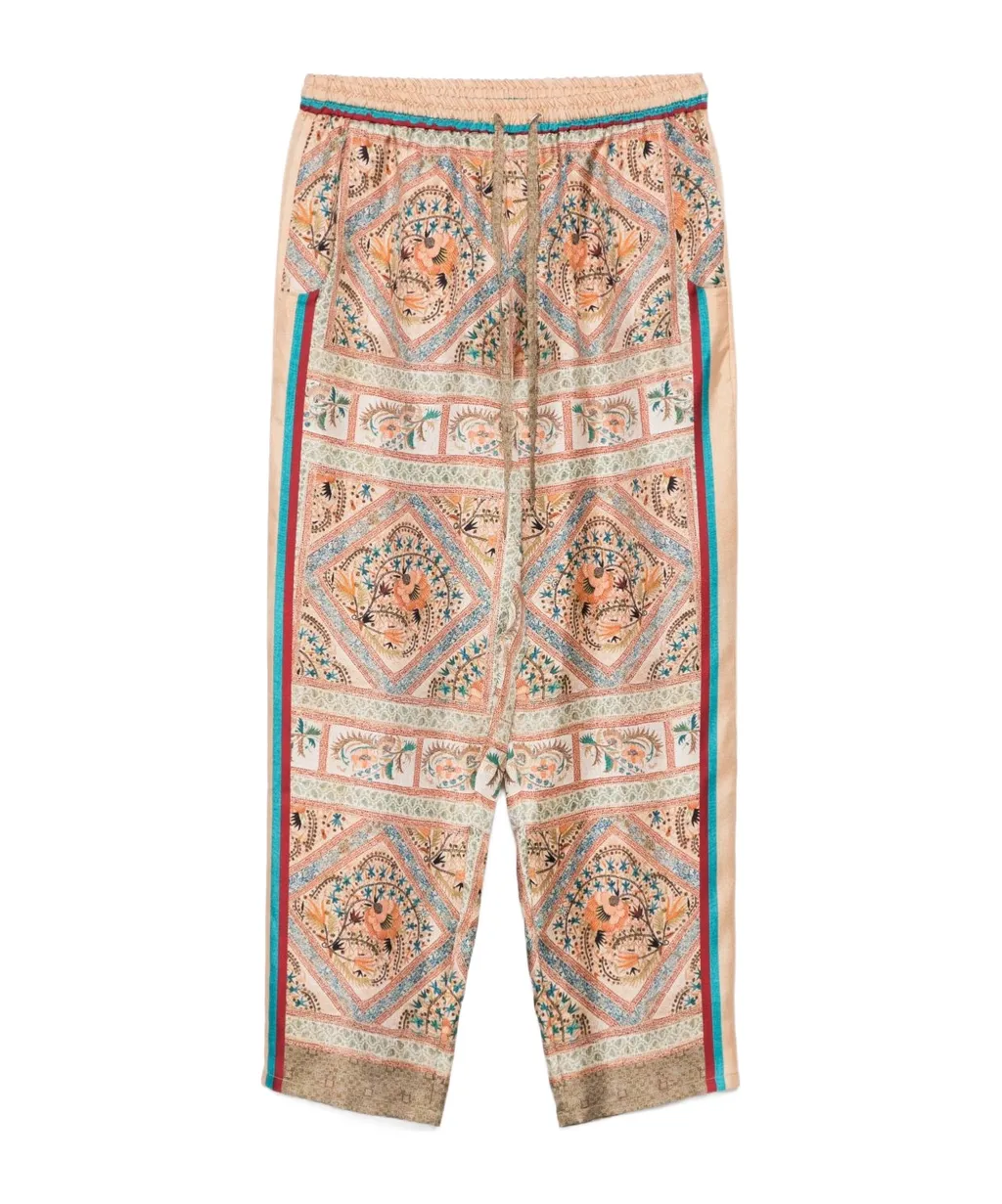 Patterned Casual Pants
