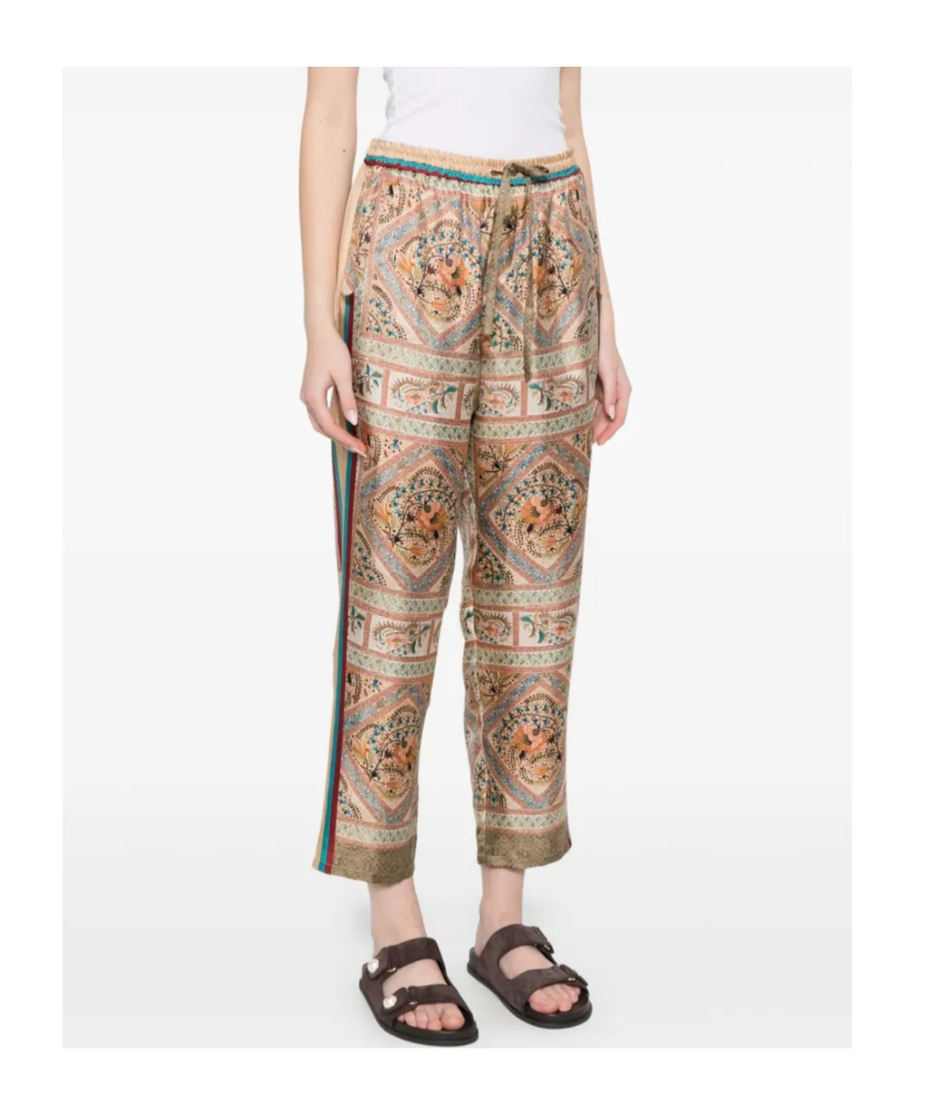 Patterned Casual Pants