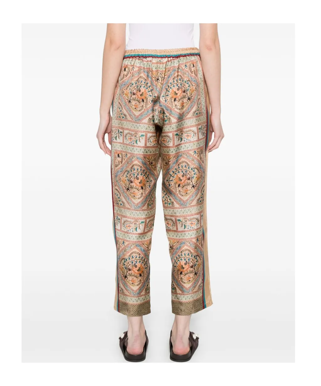 Patterned Casual Pants
