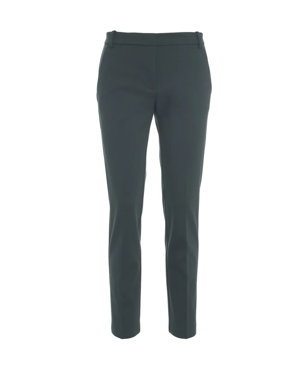 Mid-Rise Cigarette Trousers