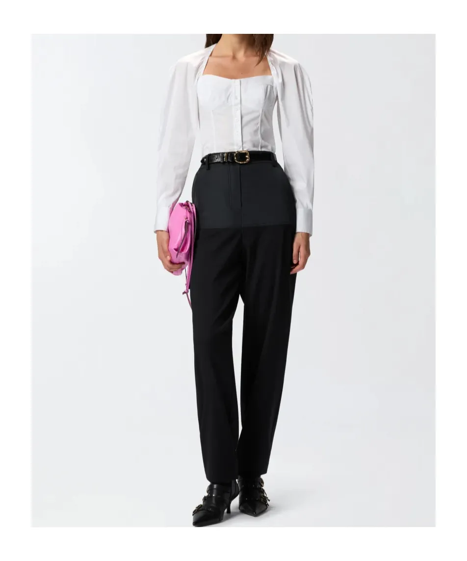 Poplin Corset Shirt