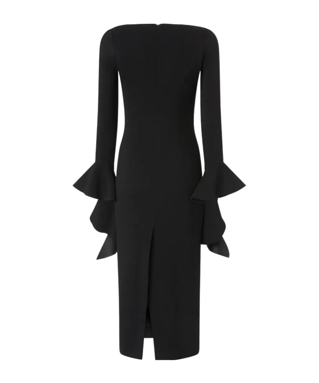 Formina Square-Neck Midi Dress