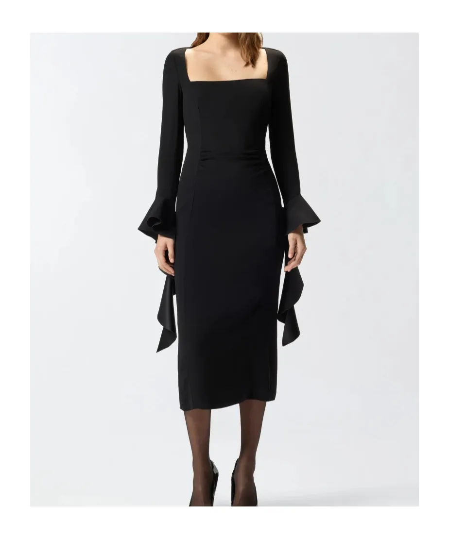 Formina Square-Neck Midi Dress