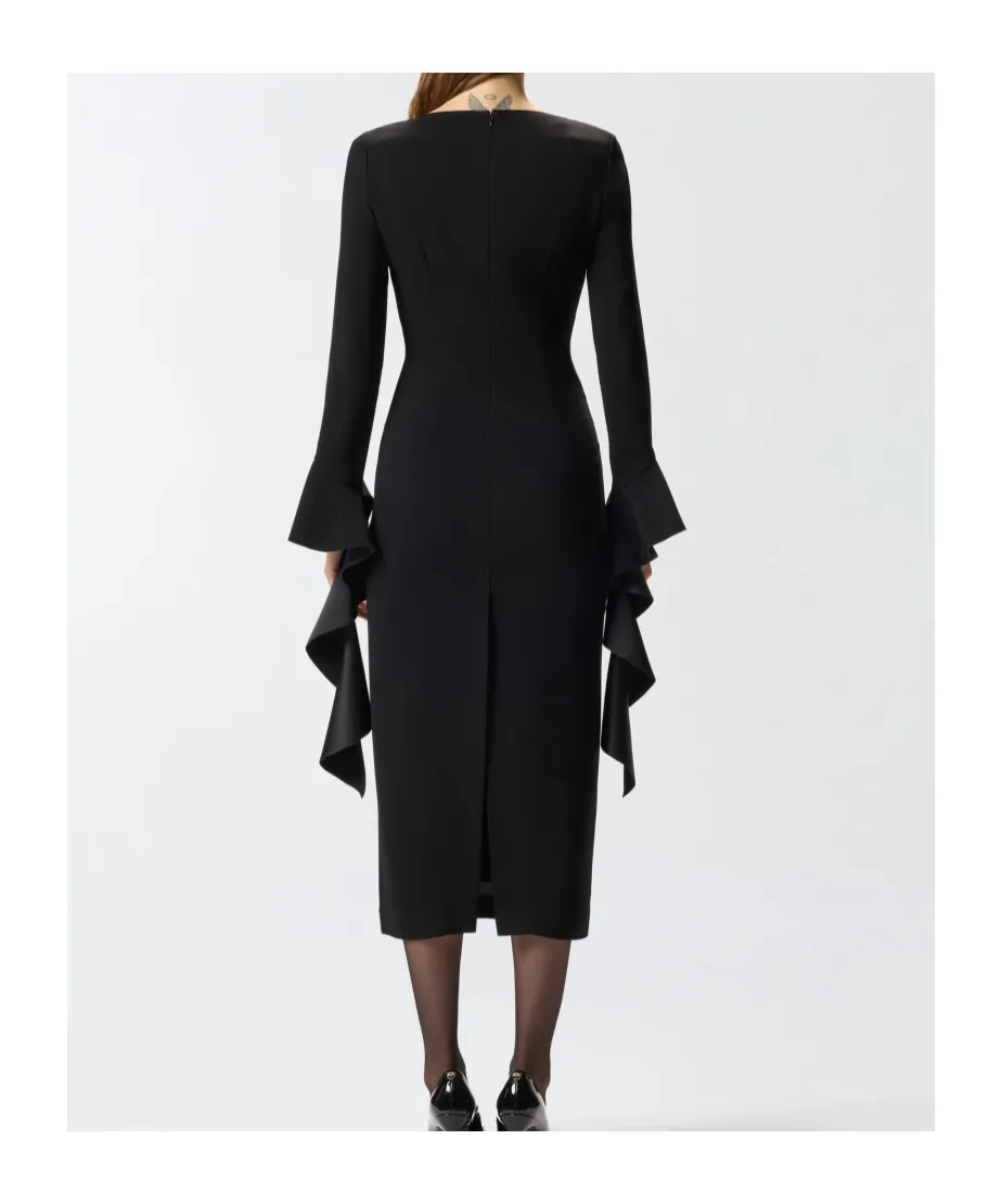 Formina Square-Neck Midi Dress