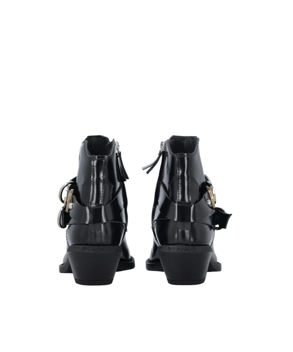 50Mm Buckle Strap Boots