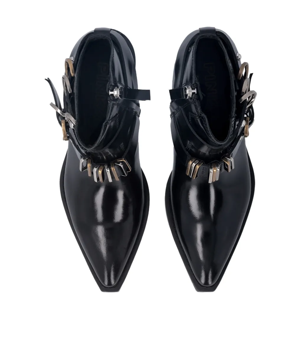 50Mm Buckle Strap Boots