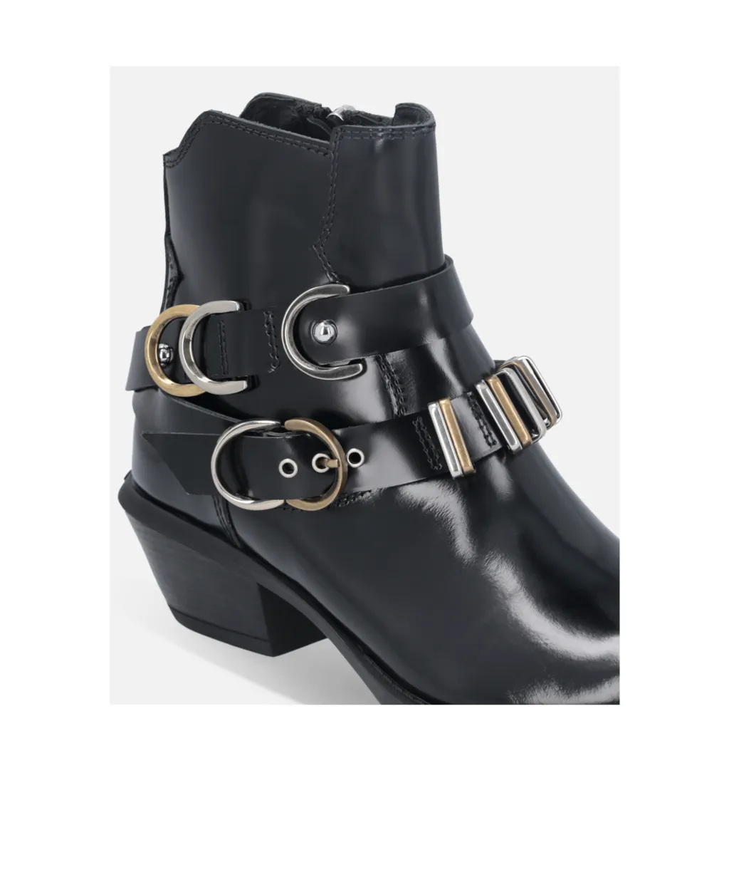 50Mm Buckle Strap Boots