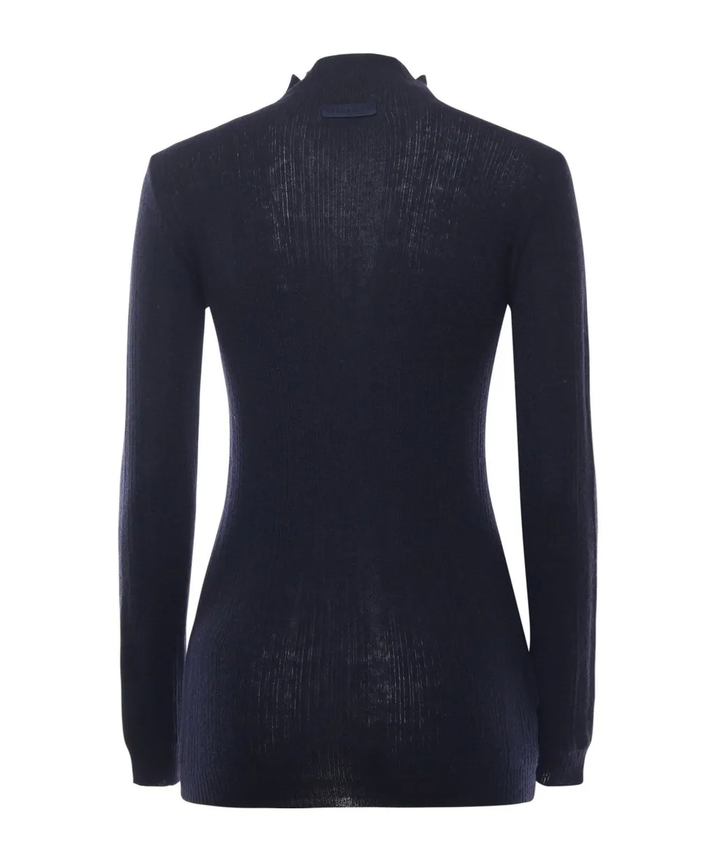 Slim-Fit High-Neck Sweater
