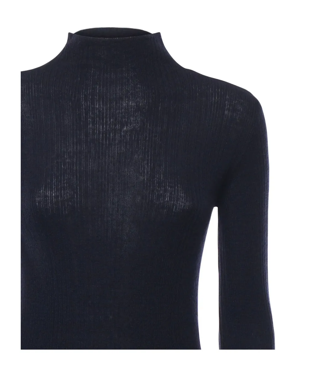 Slim-Fit High-Neck Sweater