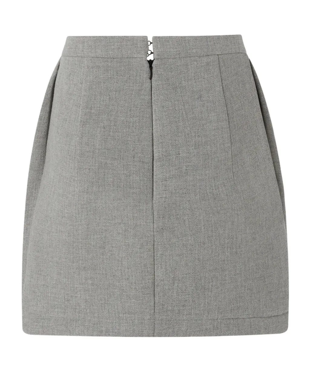 Pleated Mini Skirt