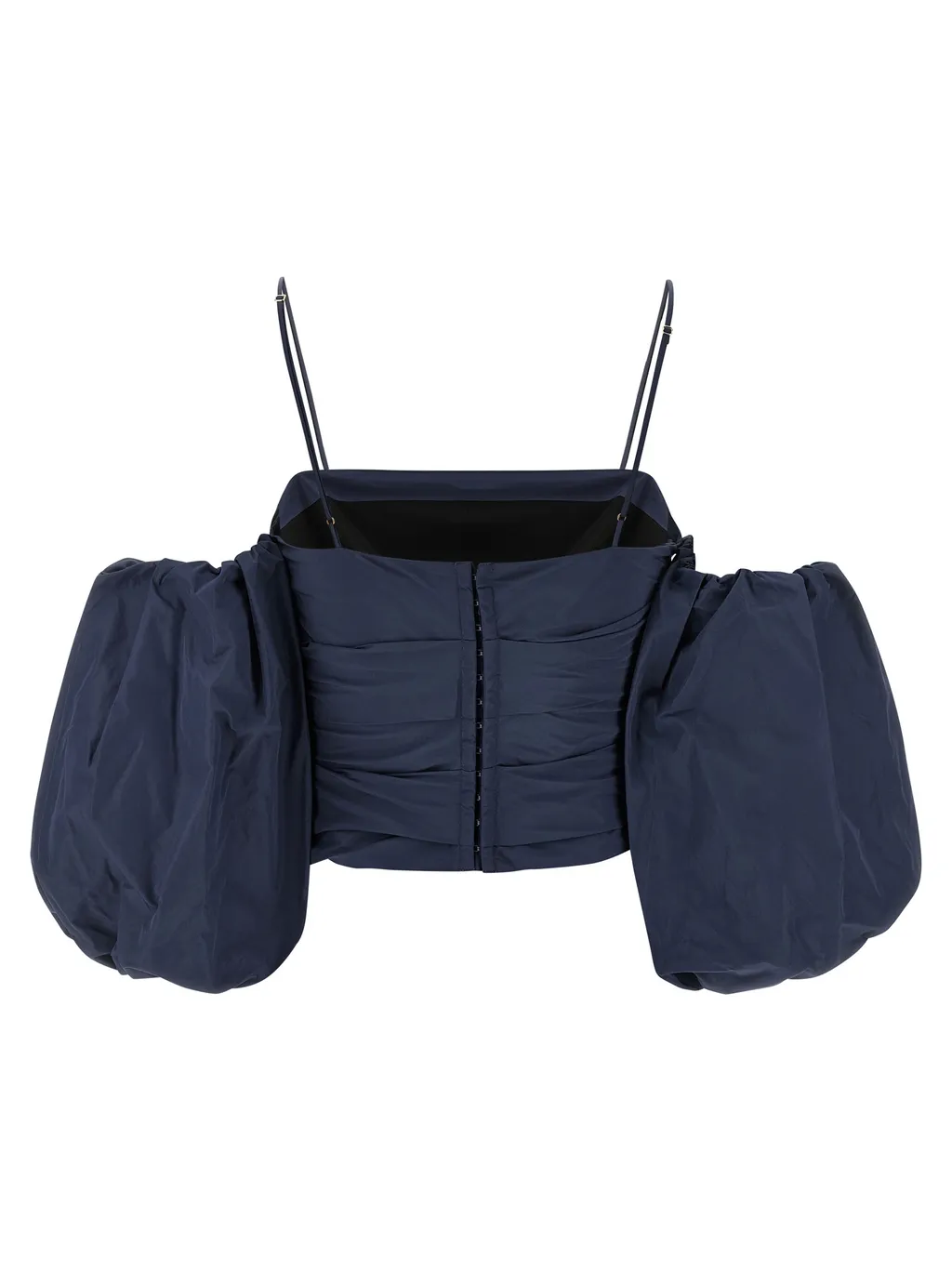 Pallottoliere Crop Puff Sleeves Top