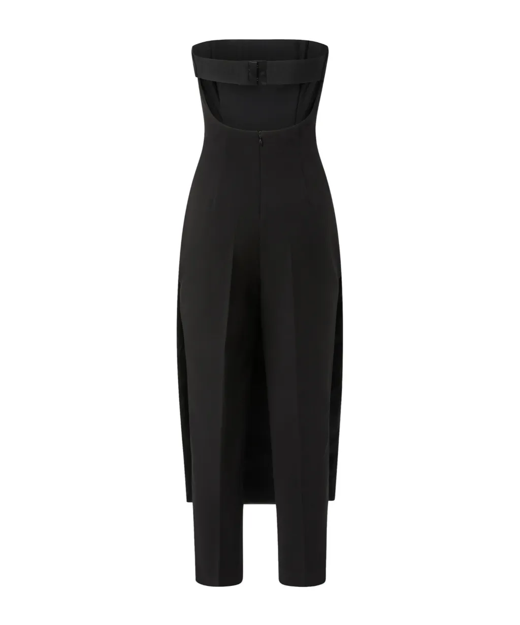 Scartaregalo Skirt-Effect Front Jumpsuit