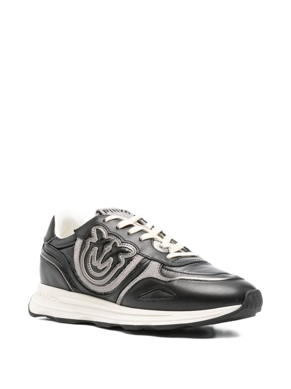 Leather Logo-Detail Sneakers