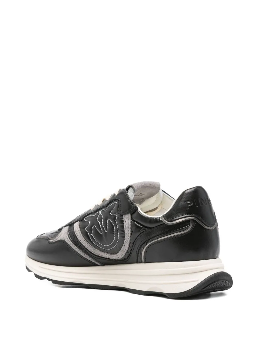 Leather Logo-Detail Sneakers