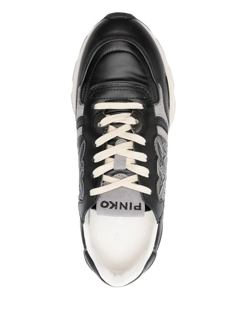 Leather Logo-Detail Sneakers