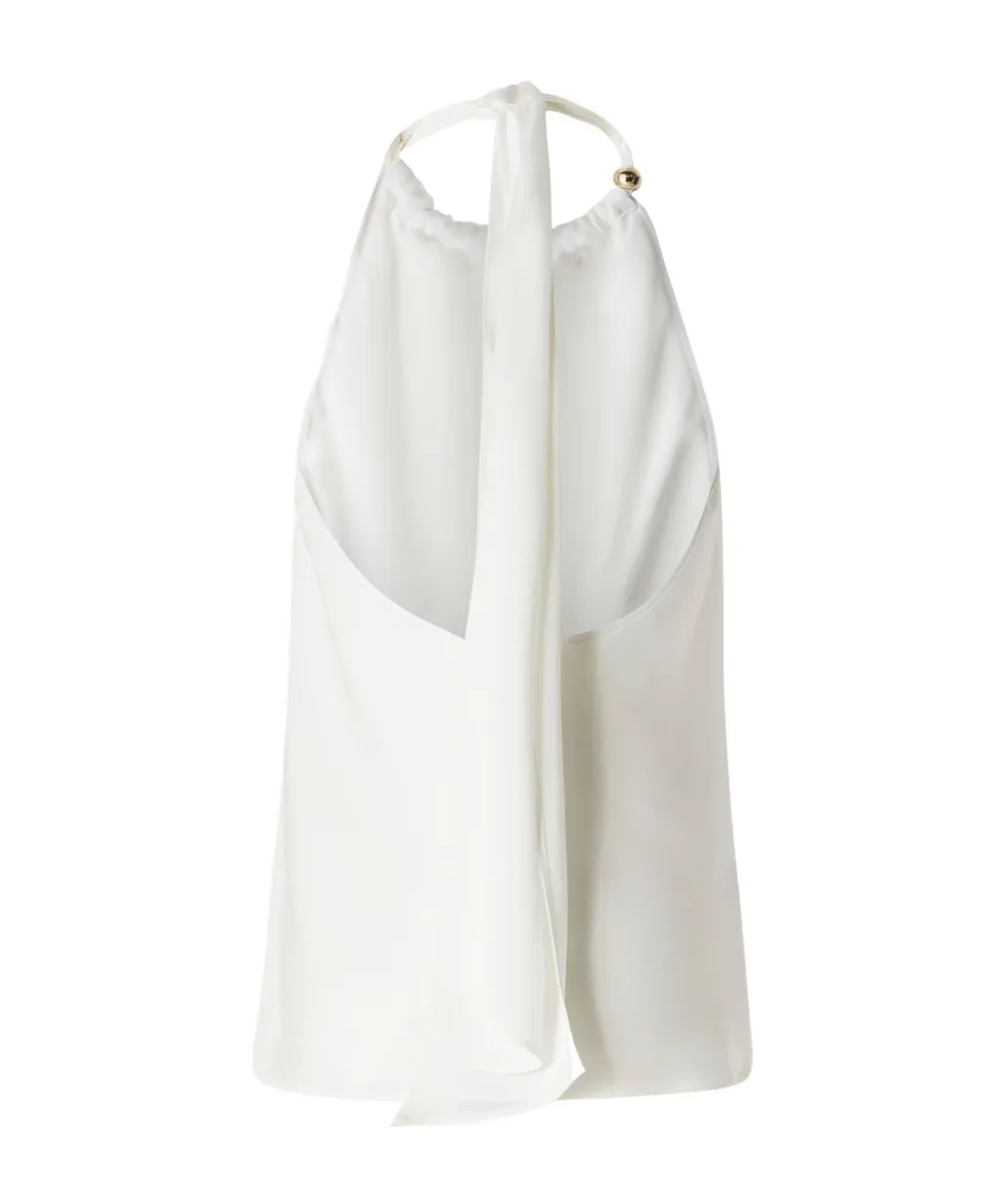 Halter-Neck Detail Blouse