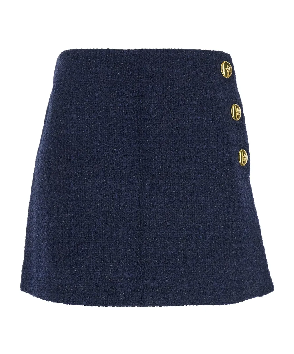 Flan Tweed Fantasia Skirt