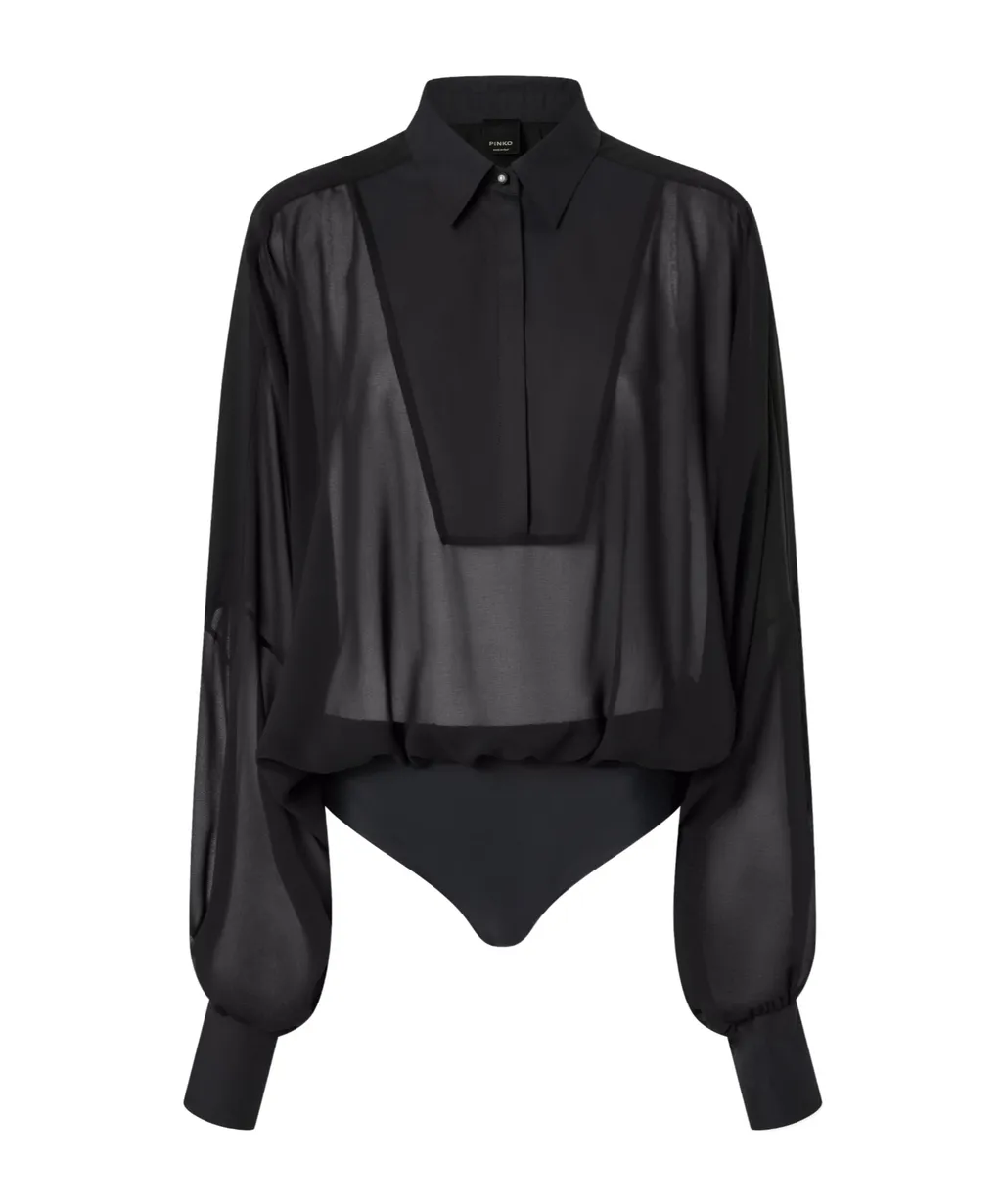 Button-Down Long-Sleeve Bodysuit