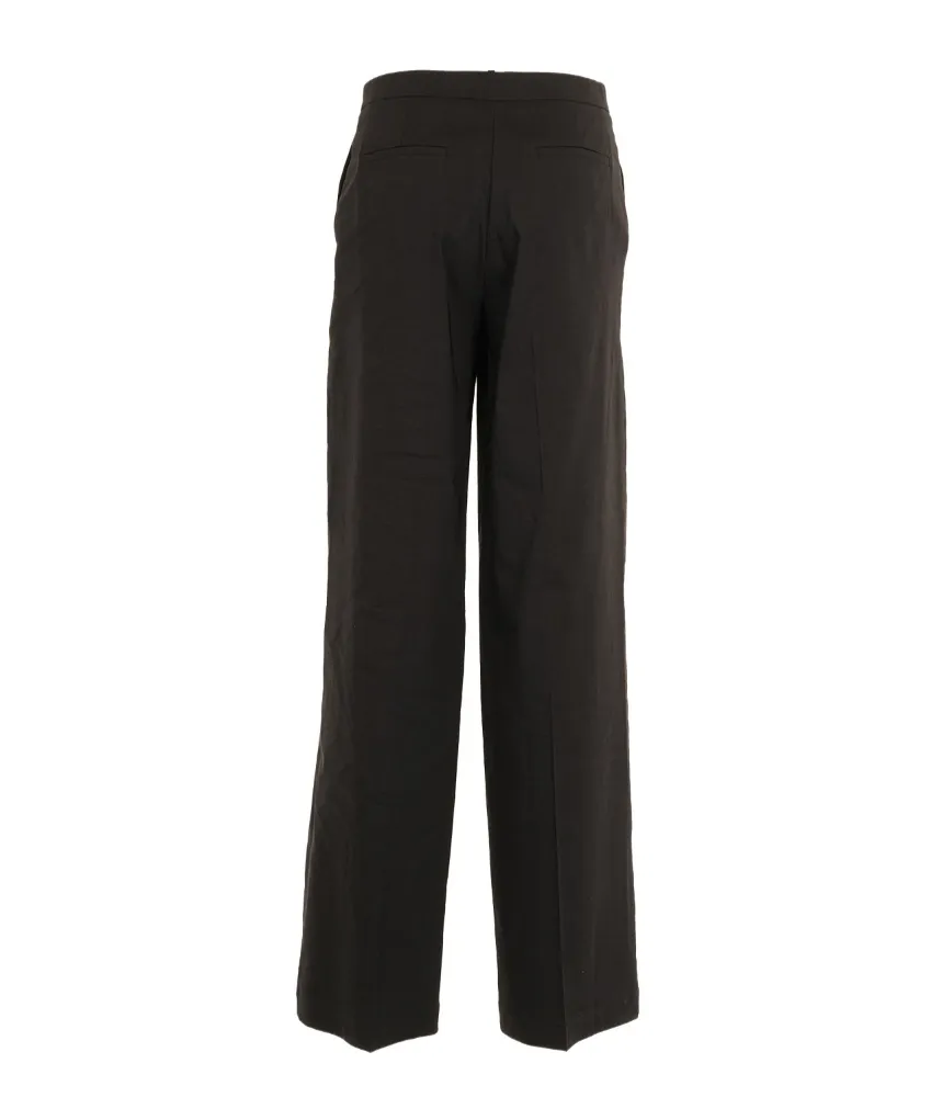 Stretch Pleated Trousers