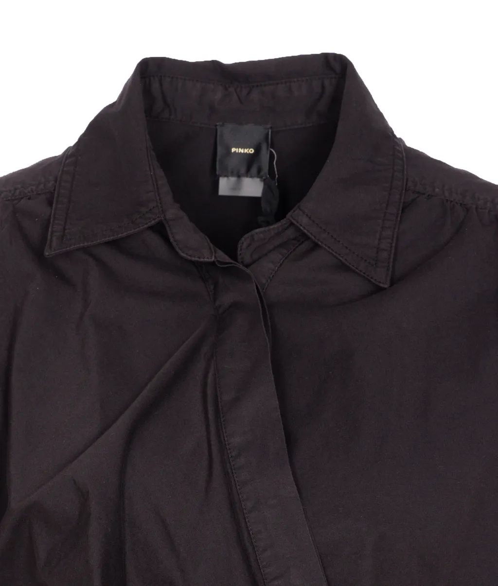Crisscross Short Shirt Dress