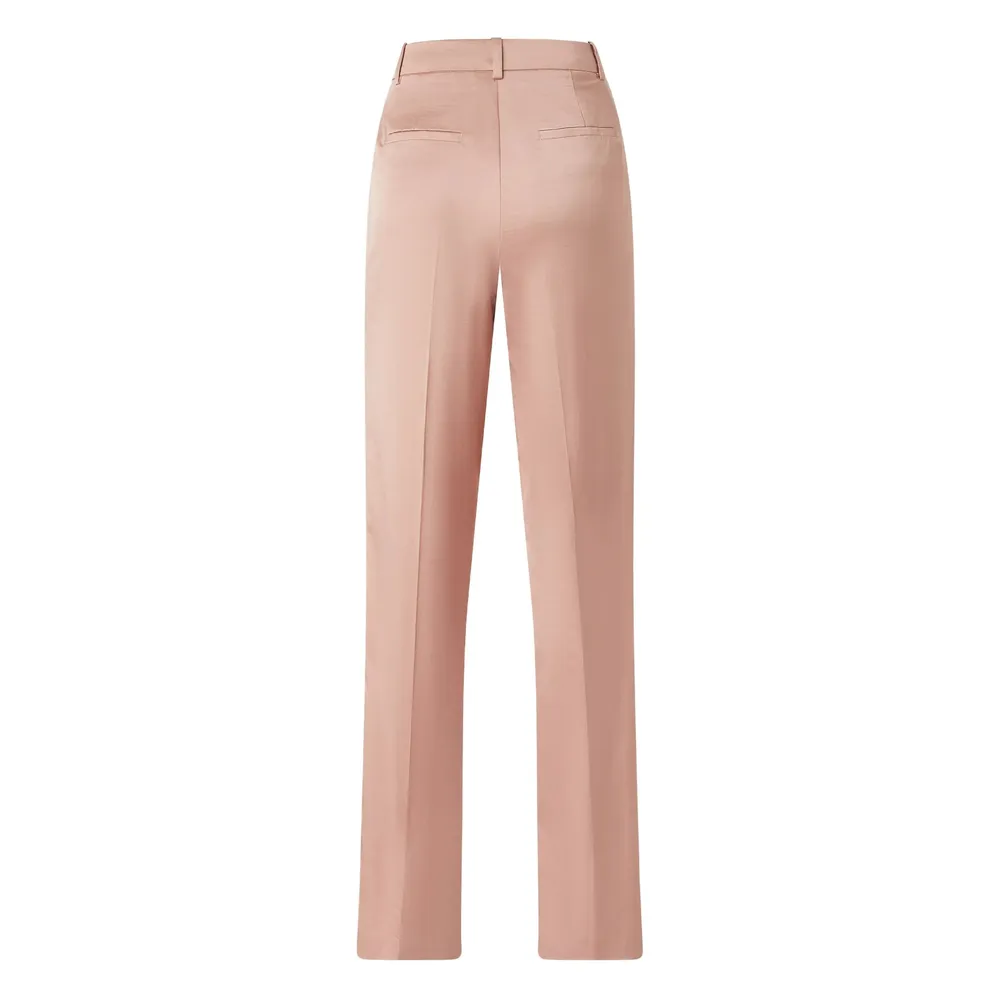 Straight-Leg Tailored Pants