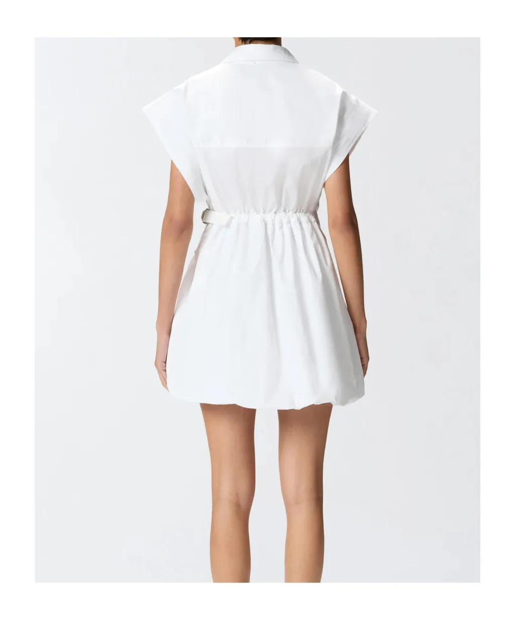 Crisscross Short Shirt Dress