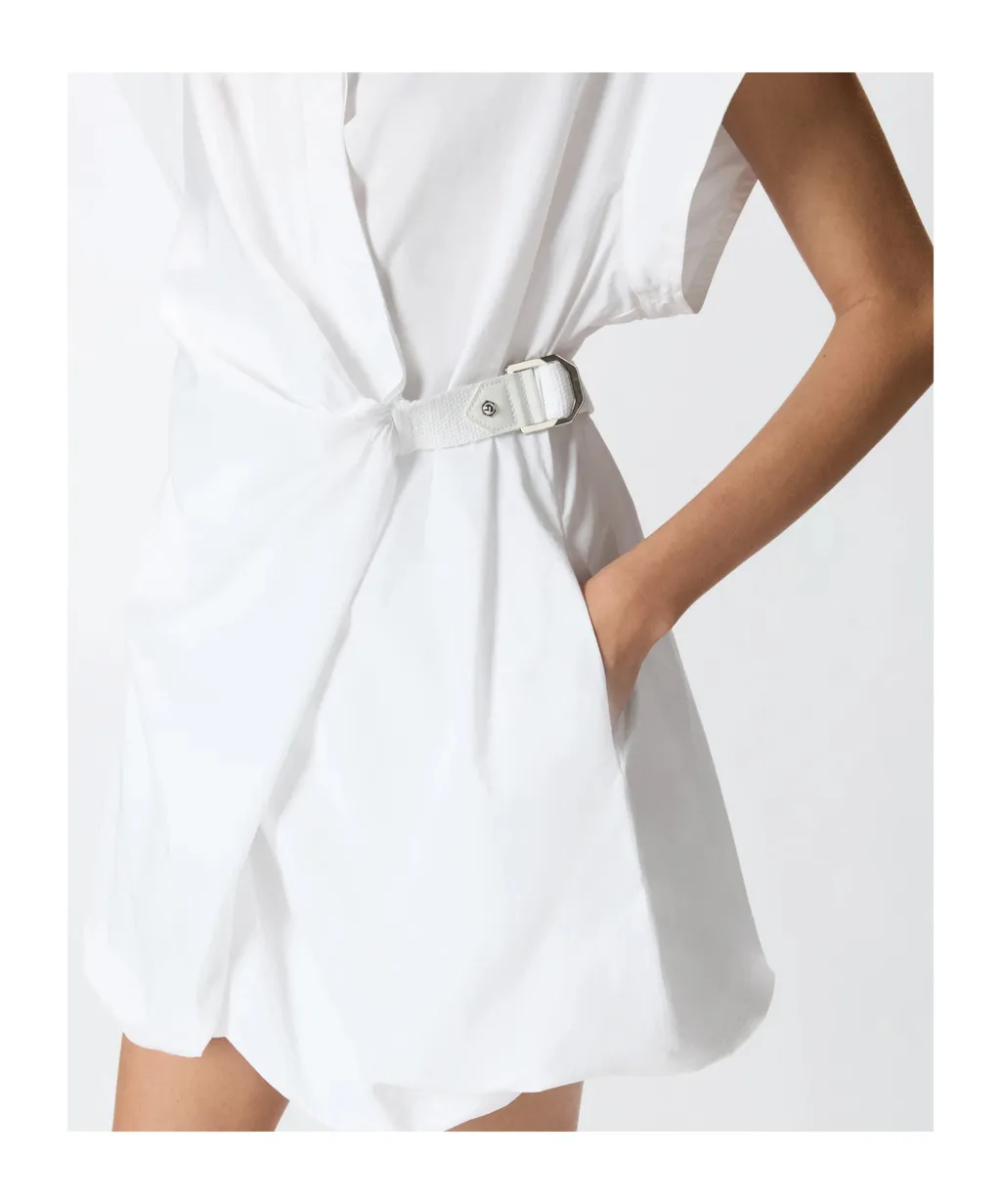 Crisscross Short Shirt Dress