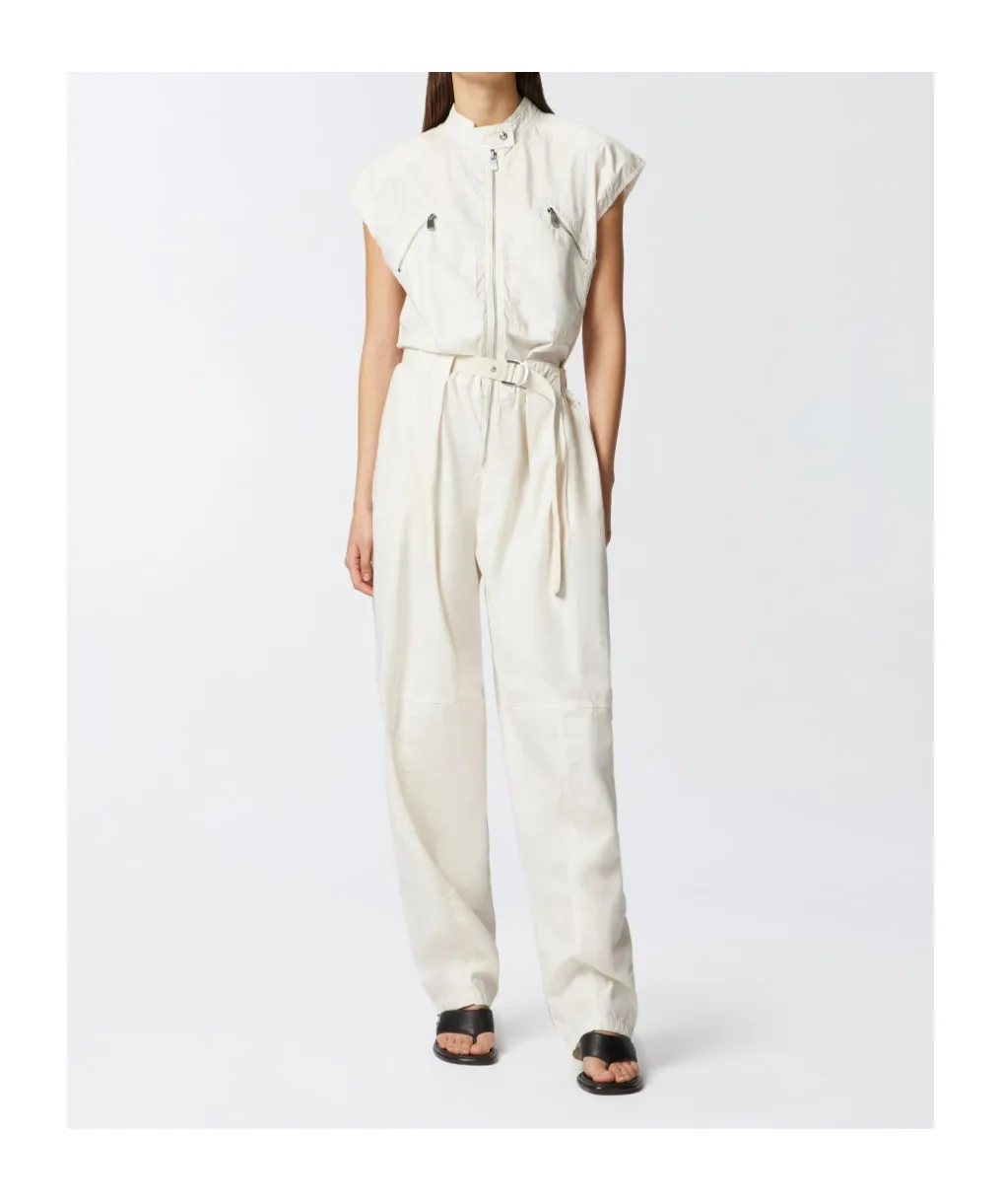 Sleeveless One-Piece Jumpsuit