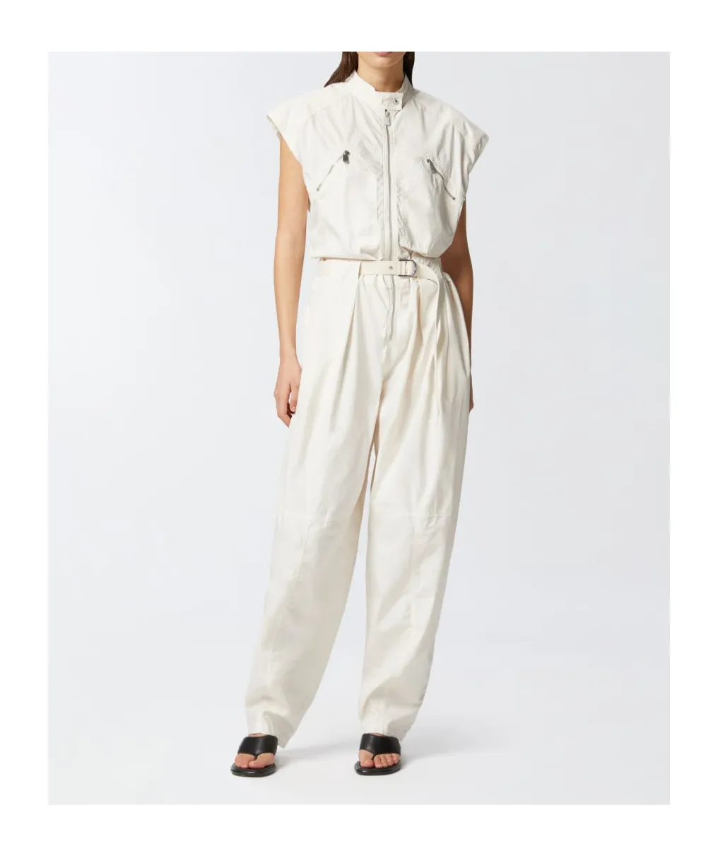 Sleeveless One-Piece Jumpsuit