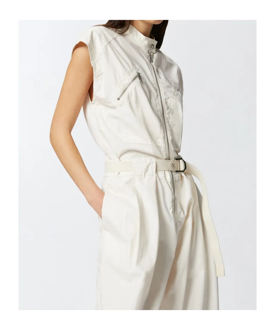 Sleeveless One-Piece Jumpsuit