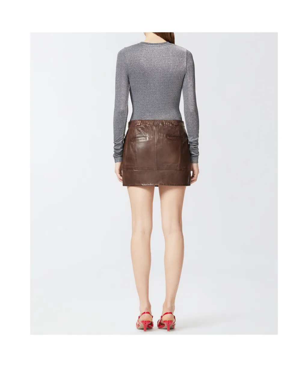 Gathered Detailed Knitted Top