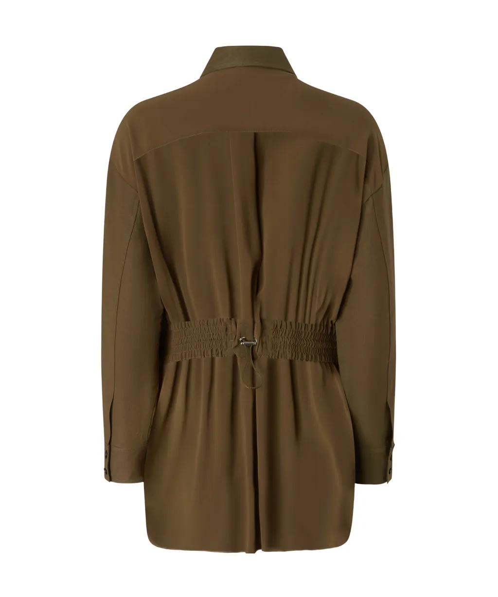 Pocket Detailed Button-Up Jacket