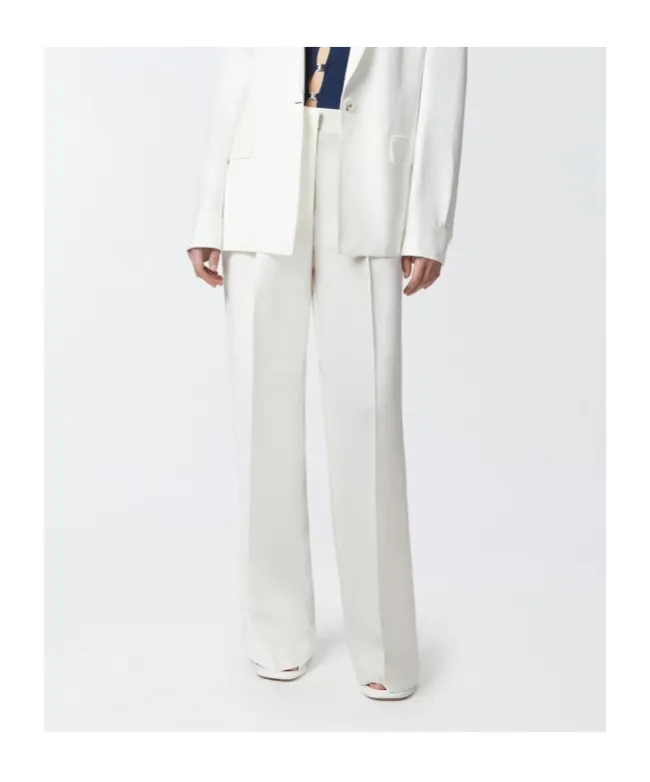 Pleated Palazzo Trousers
