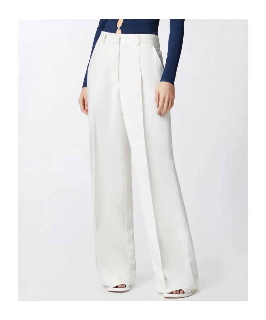 Pleated Palazzo Trousers