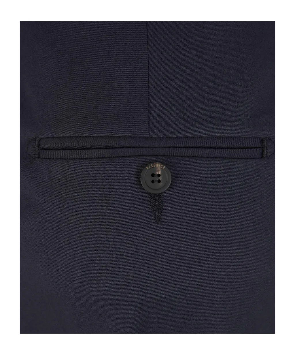 Slim-Fit Cotton Trousers