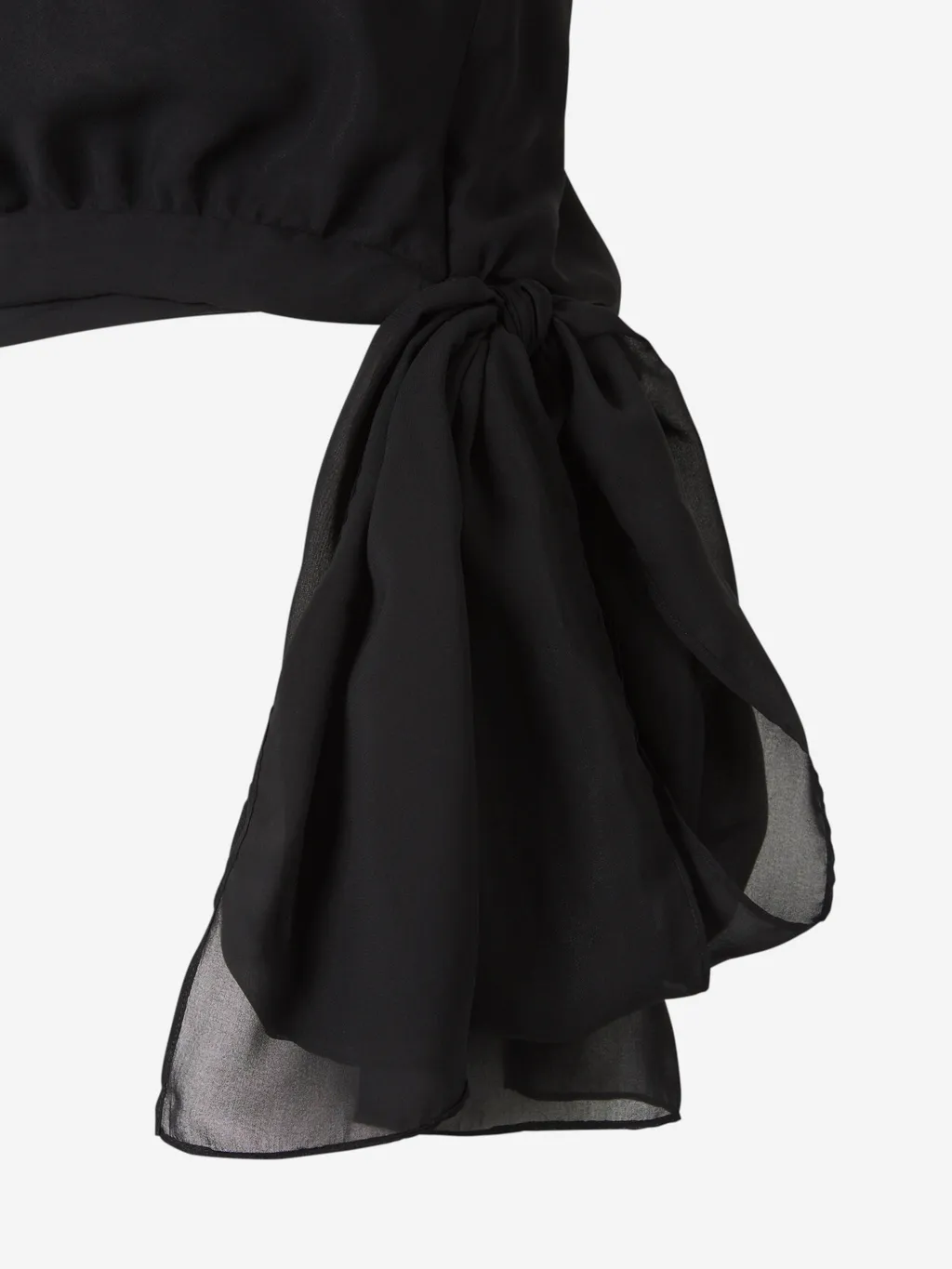 Asymmetrical Draped Blouse