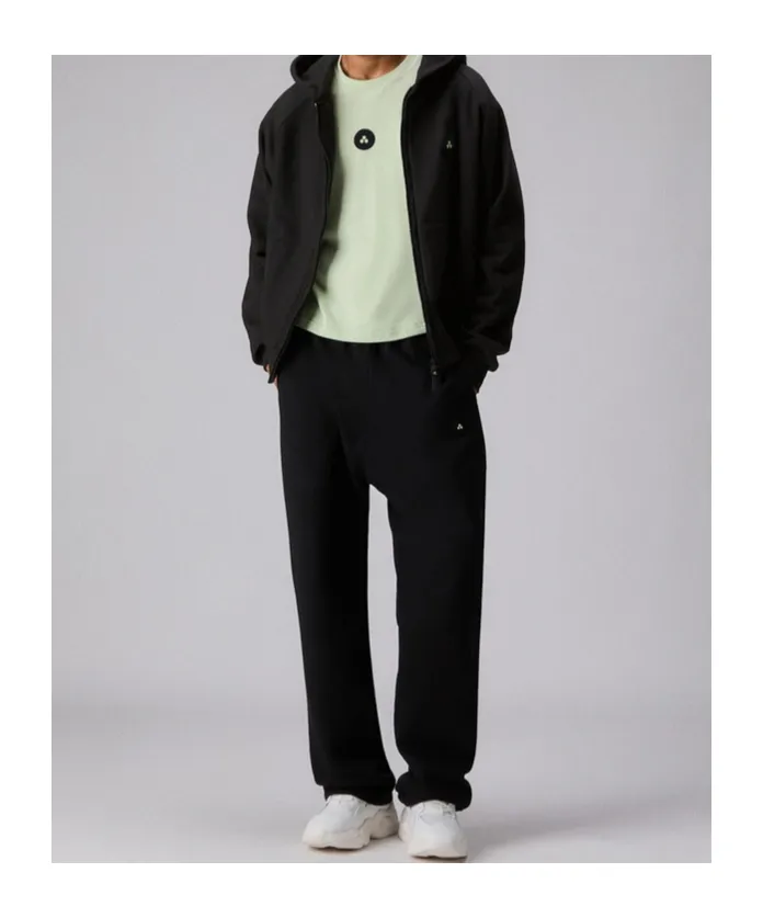 Fleece Joggers With Double Waist