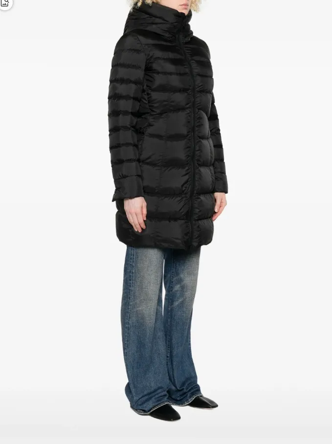 Hooded Quilted Down Jacket
