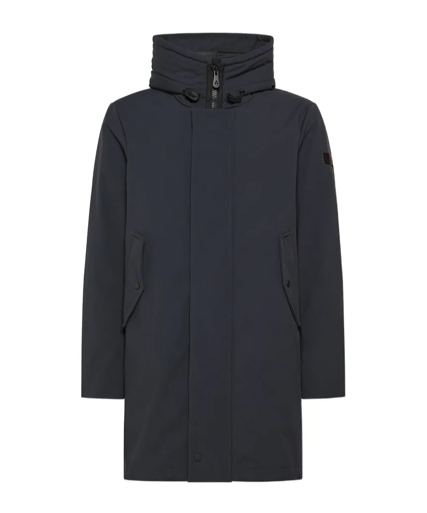 Long-Sleeved Parka Coat