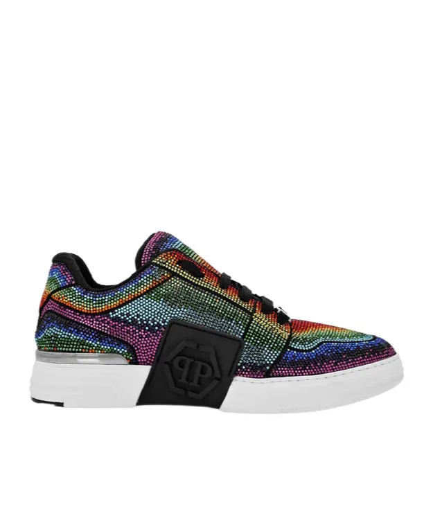 Strass Hexagon Lo-Top Sneakers